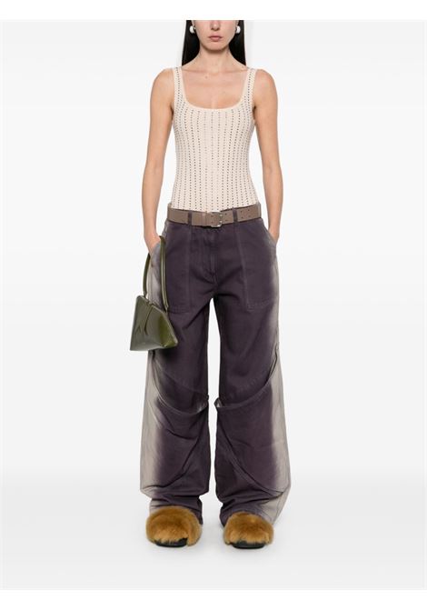 Purple and white pocket-detail jeans The attico - women THE ATTICO | 250WCP00198DDD102AA882